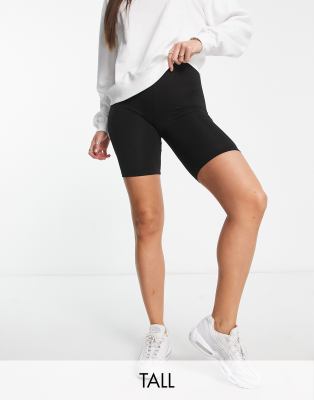 Brave Soul Tall sindy legging shorts in black - view 1