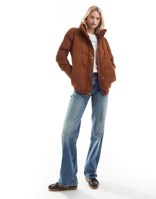 Brave Soul Tall – Slay – Steppjacke in Hellbraun, 2 von 4