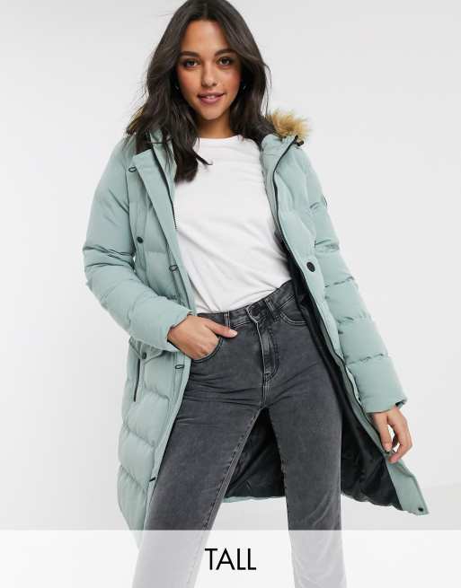 Brave Soul Tall whitehorse padded parka