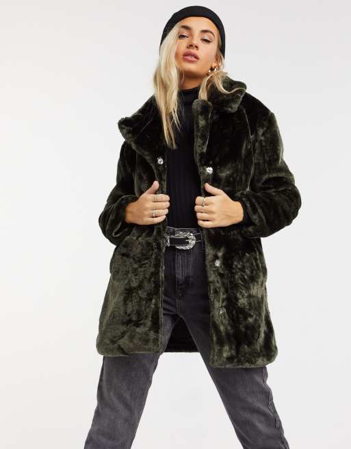 Brave soul 2025 fur jacket