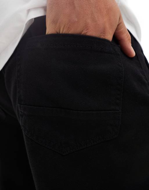 Brave Soul tapered trousers in black, 4 of 5
