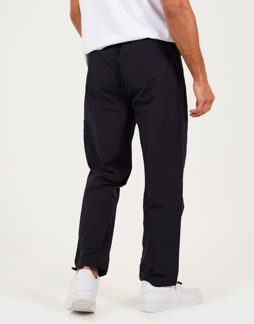 Brave Soul - Taslan - Pantaloni cargo ampi neri con fondo elasticizzato, 2 di 4