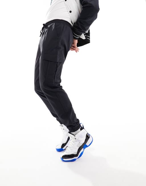 Brave Soul tech cargo pants in navy