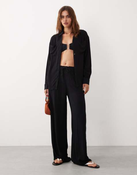 Brave Soul textured beach set in black - view 1