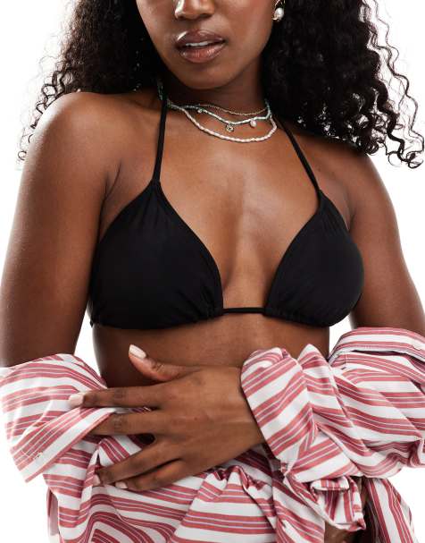 Brave Soul - Triangel bikinitopje in zwart - view 1