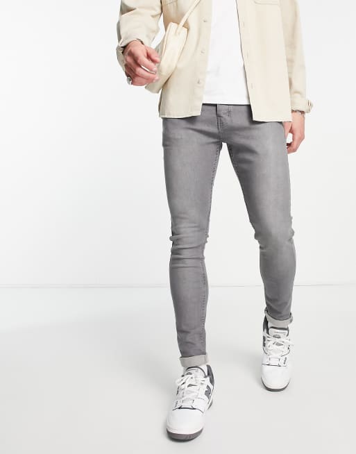 Brave Soul ultimate skinny jeans in grey | ASOS