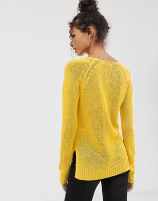 yellow summer sweater
