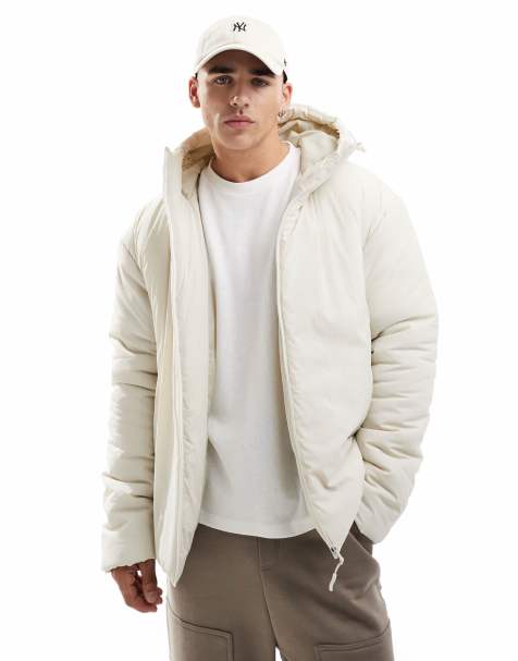 Brave Soul - Veste matelassée à capuche - Blanc cassé - view 1