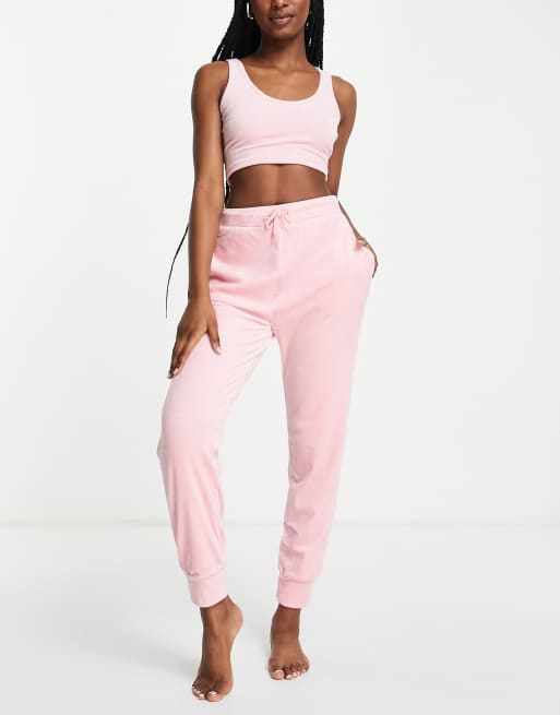 Sweatpants with best sale crop top