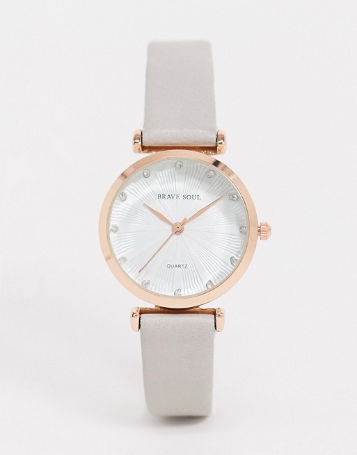 Brave Soul watch with rose gold detail