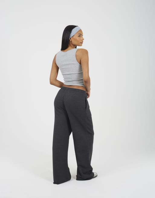 Brave Soul – Weit geschnittene Jogginghose in Anthrazit, 4 von 4