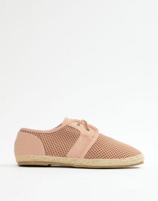 wide fit lace up espadrilles