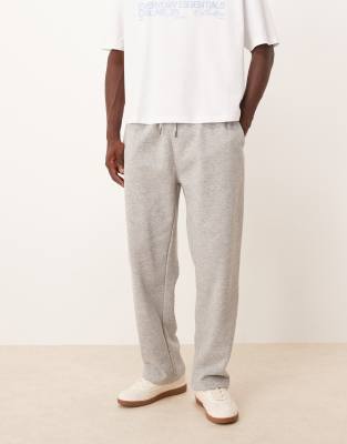 Brave Soul Wide leg joggers in grey