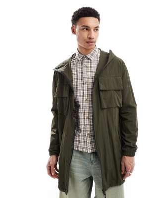 Brave Soul Windbreaker Jacket In Green