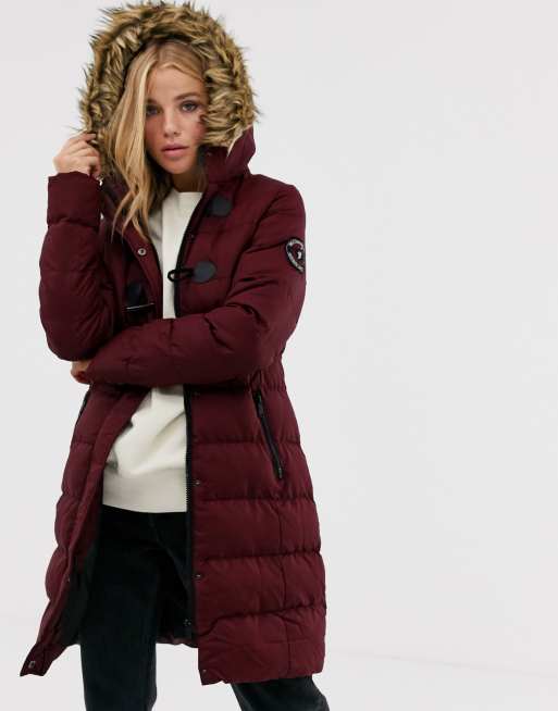 Brave soul womens best sale wizard long padded jacket