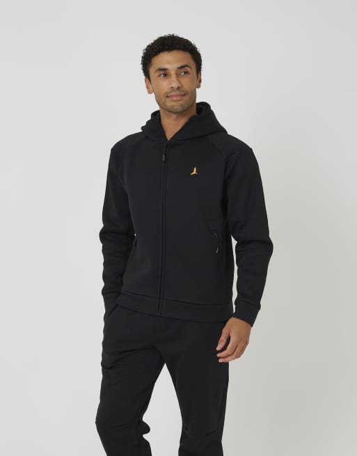 Brave Soul Zip through hoodie & jogger co-ord in black, 3 of 3