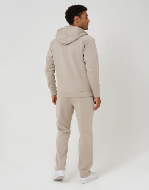 Brave Soul Zip through hoodie & jogger co-ord in light sand, 2 of 3