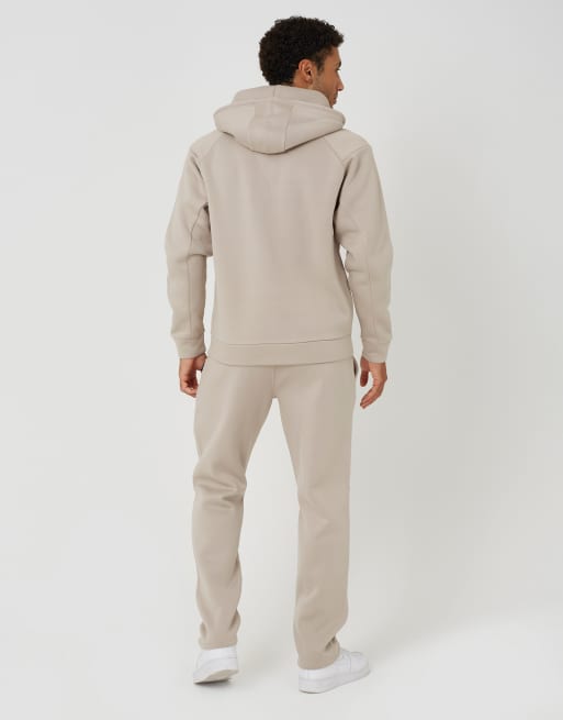 Brave Soul Zip through hoodie & jogger co-ord in light sand, 2 of 3