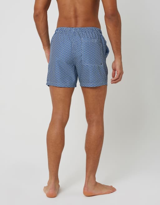 Brave Soul - Zwemshort met print in blauw, 2 van 4