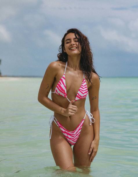 Bright Swimwear Melody adjustable bikini set in sweet safari - view 1