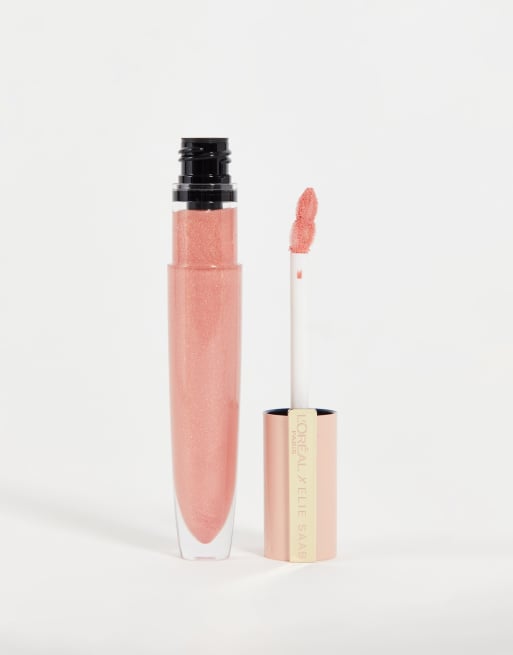Brillo de labios beis transparente de la colección para novia de L'Oreal Paris x Elie Saab: Tono 02 Amber Choc