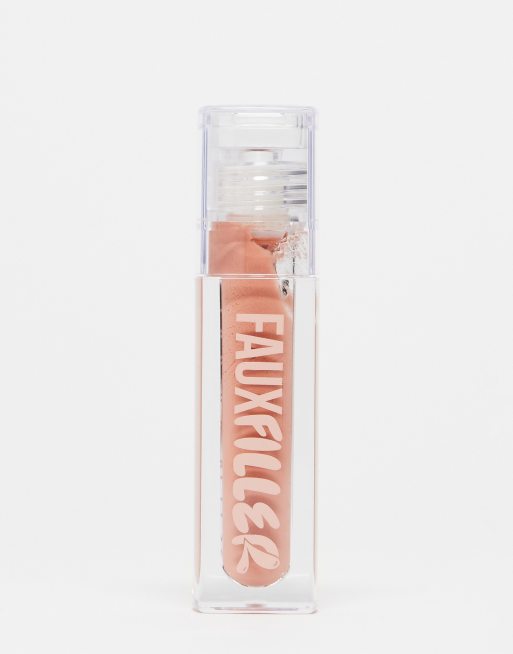 Brillo de labios Faux Filler de Huda Beauty: Tono Honey, 3 de 4