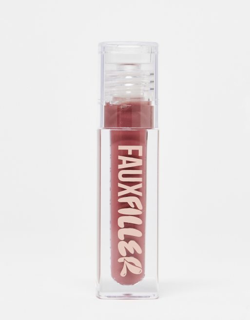 Brillo de labios Faux Filler de Huda Beauty: Tono Posh, 3 de 4