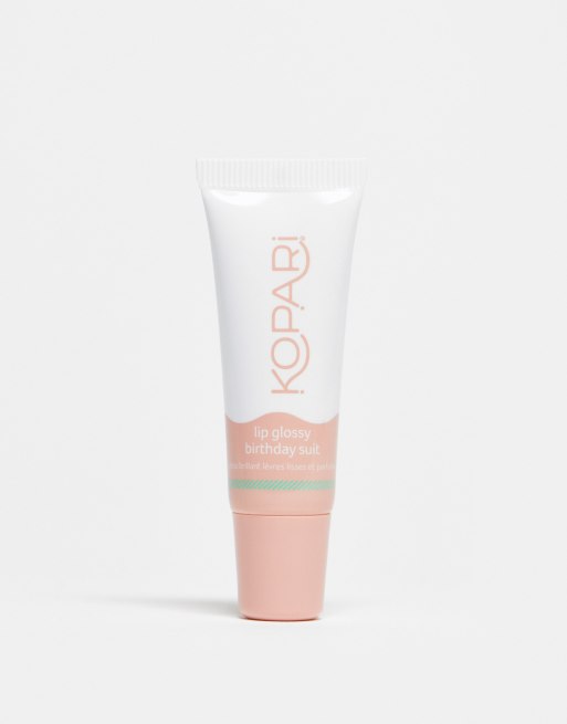 Brillo de labios hidratante Lip Glossy de 10 g de Kopari: Tono Birthday Suit