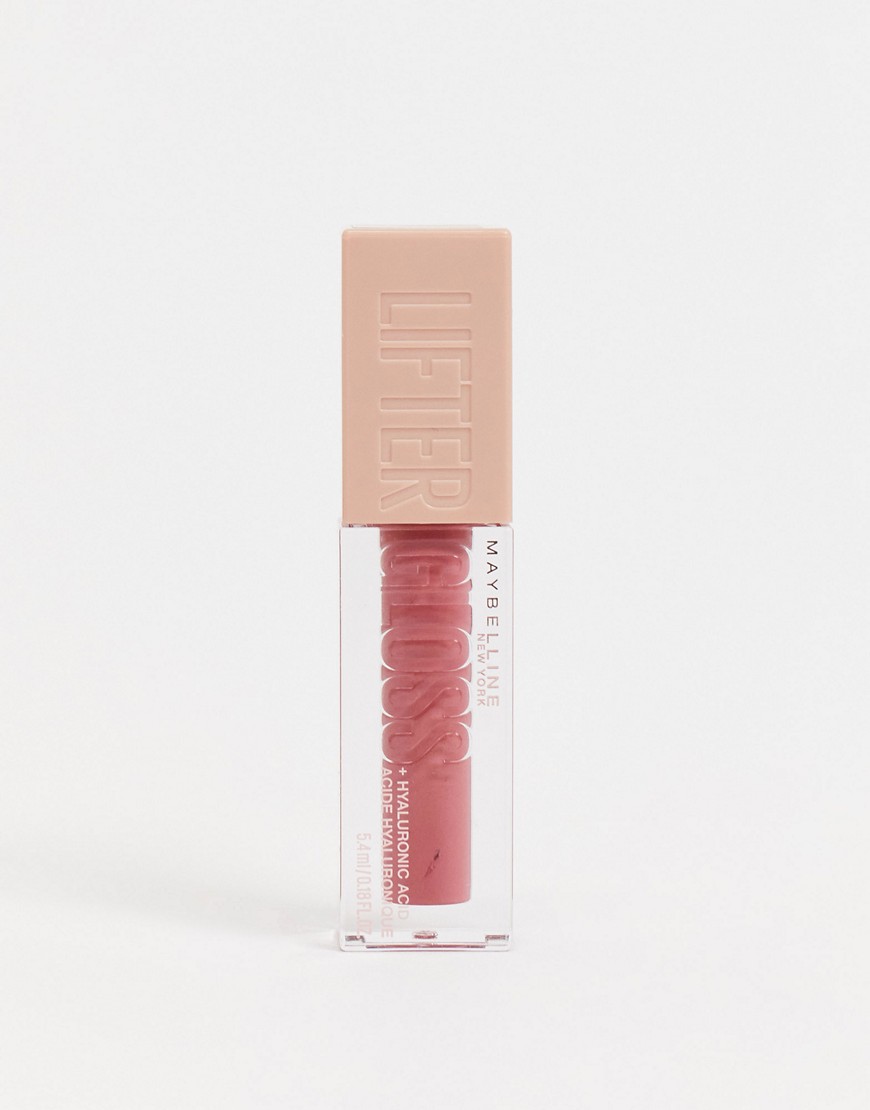 brillo de labios hidratante y rellenador lifter de maybelline: tono petal-rosa