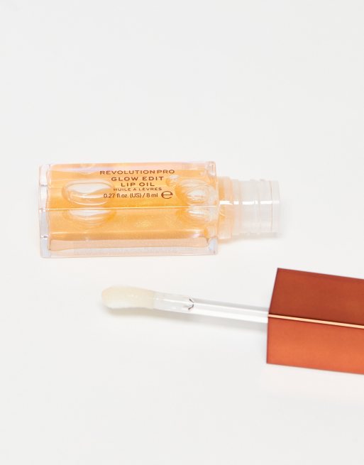 Brillo de labios naranja Glow Edit de Revolution Pro: Tono Lip Oil Forever, 3 de 4