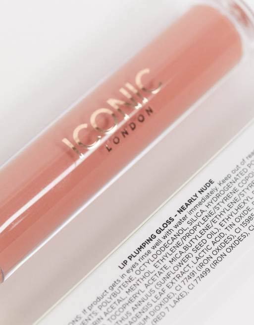 Brillo de labios voluminizador de Iconic London - Nearly Nude, 4 de 4