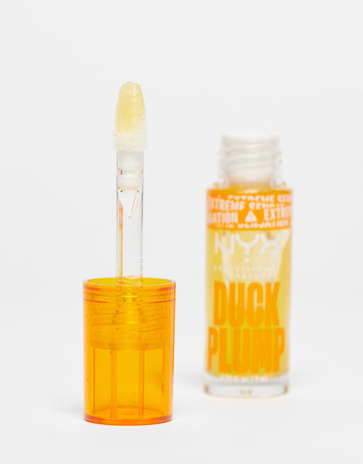 Brillo de labios voluminizador Duck Plump de NYX Professional Makeup: Tono Clearly Spicy, 3 de 4