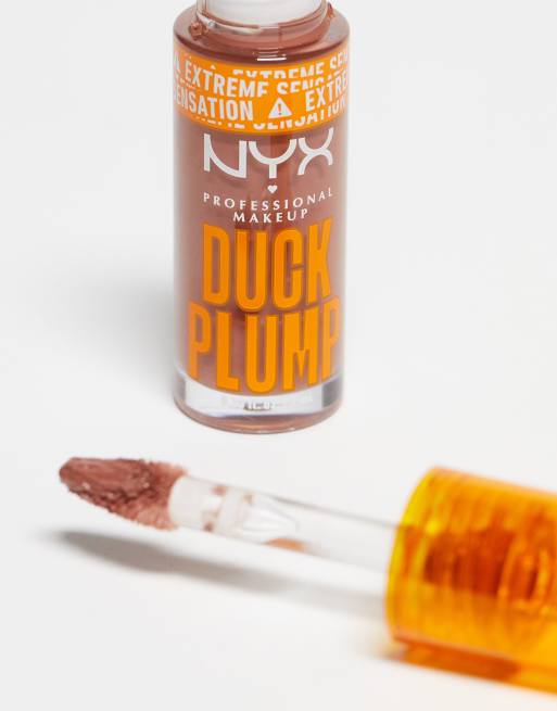 Brillo de labios voluminizador Duck Plump Lip de NYX Professional Makeup: Mocha Me Crazy, 2 de 4