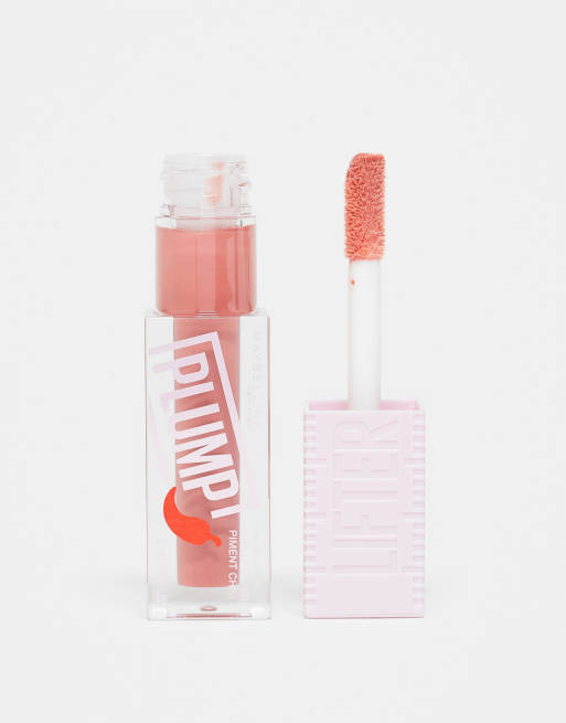 Brillo de labios voluminizador Lifter Plump de Maybelline: Tono Peach Fever, 3 de 4