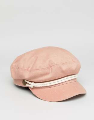 pink brixton hat