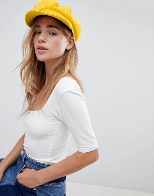 Yellow store brixton hat