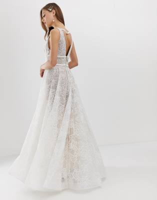 Bronx & banco emily clearance exclusive embellished bridal gown