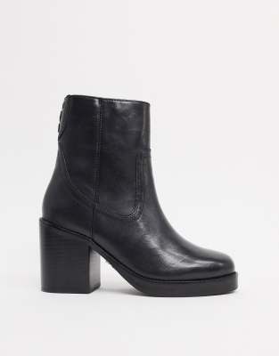 boots homme talon carré