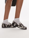 [Bronx] Bronx Colb-y penny loafers in cow print-Multi 40 Cow