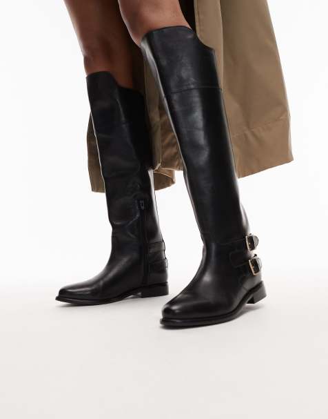 Bronx – Fe-lise – Reiterstiefel in Schwarz mit Schnalle - view 1