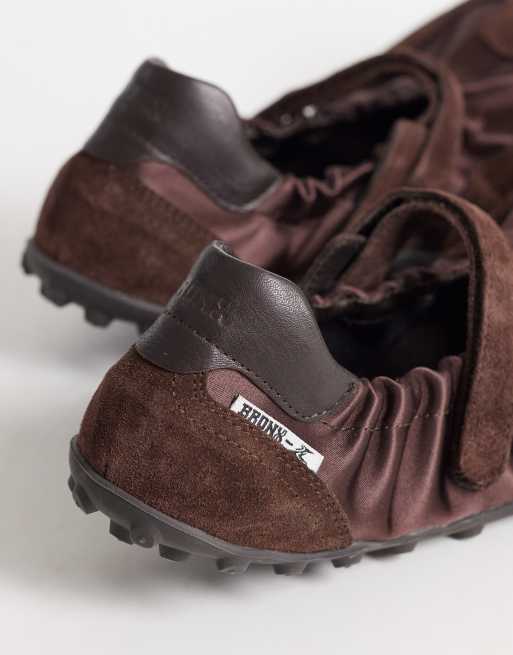 Bronx Gravit-yy ballet flats in brown, 2 of 4