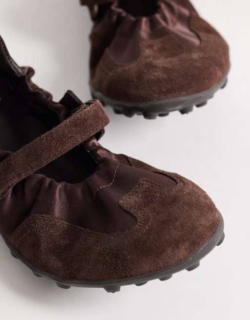 Bronx Gravit-yy ballet flats in brown, 4 of 4
