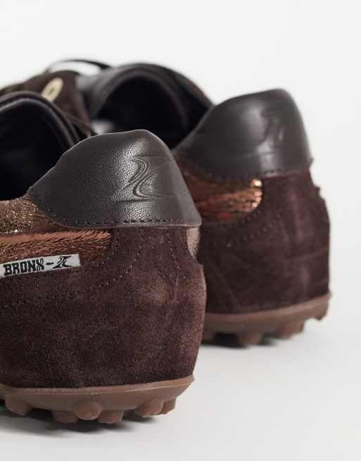 Bronx Gravityy sneakers med snørebånd i bronze, 4 af 5