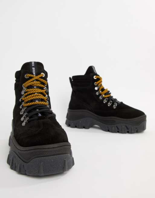 Jaxstar black suede hightop sneakers | ASOS