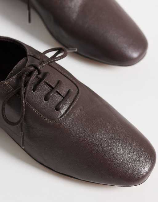 Bronx Jazz-ette scarpe basse stringate marroni, 4 di 4