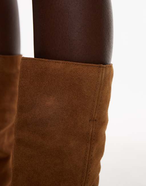 Bronx - Ky-ley - Bottes western en daim - Caramel délavé, 3 de 4