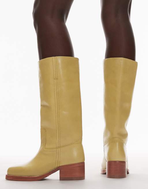 Bronx Ky-ley riding knee boots in mustard, 2 of 4