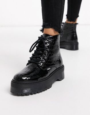 bronx leather boots