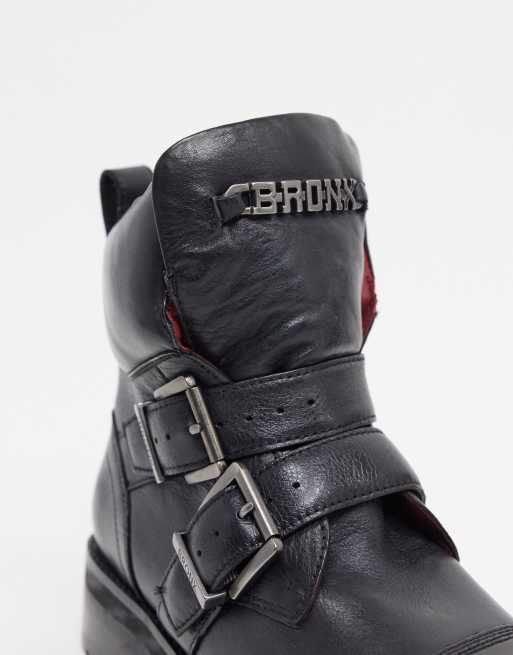 Bronx buckle sales shoes