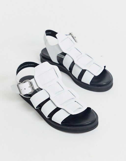 Bronx leather gladiator sandals